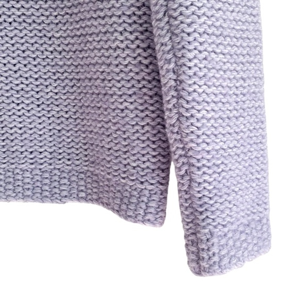 J. Crew Lilac Wool Blend Chunky Sweater - Picture 4 of 6
